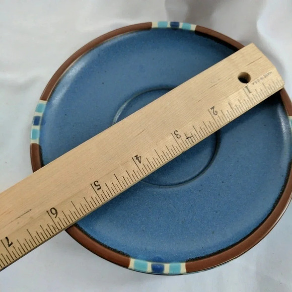 Dansk Mesa Blue Lot 4 cups and saucers Pottery Made in Japan - Picture 4 of 6